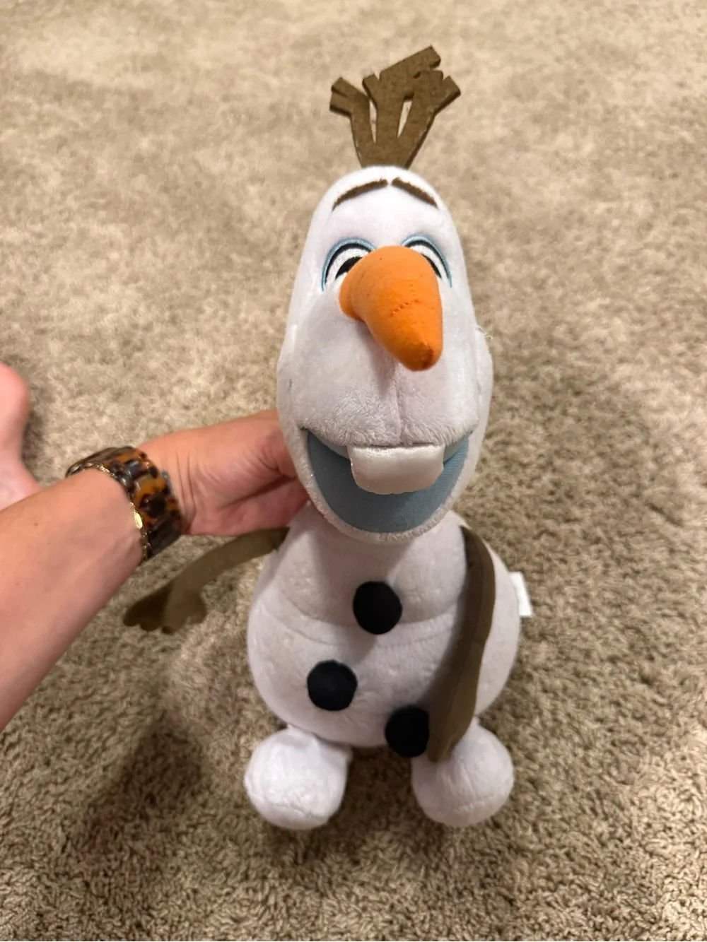 Disney Frozen Plush Bundle Sven Anna Olaf Stuffed Animals Large Lot of 3